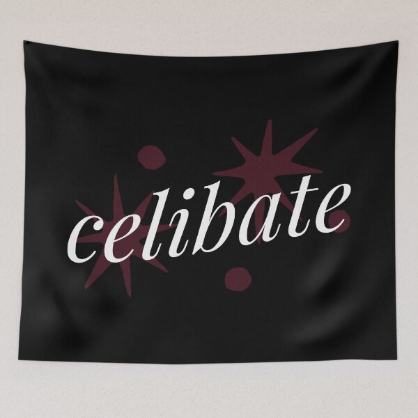 Item preview, Celibate cute text with sparkles designed and sold by TheChildfree.