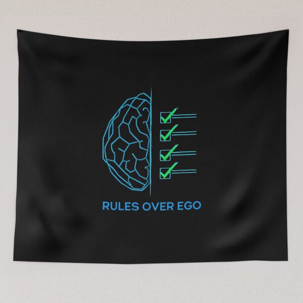 Item preview, Rules Over Ego Prop Trading Shirt designed and sold by KapiPrint.
