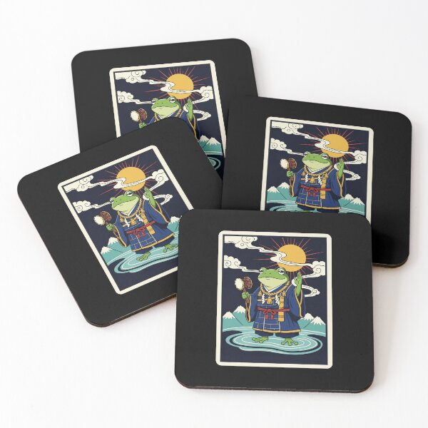 Item preview, Shinto Frog Priest Japanese Shrine Illustration designed and sold by JordynLadukeg65.