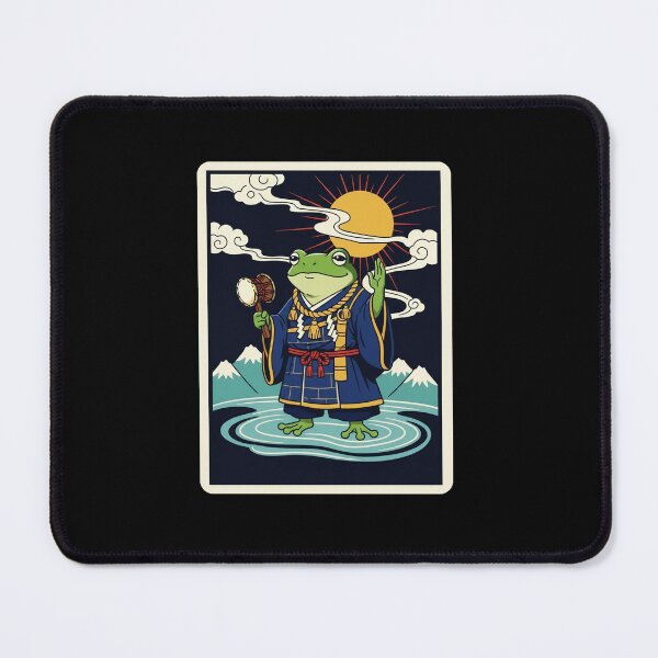 Item preview, Shinto Frog Priest Japanese Shrine Illustration designed and sold by JordynLadukeg65.