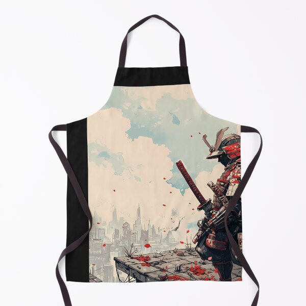 Item preview, Samurai Overlooking Cityscape designed and sold by leslygelbq.