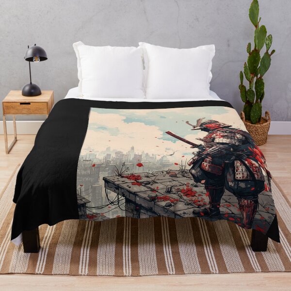 Item preview, Samurai Overlooking Cityscape designed and sold by leslygelbq.