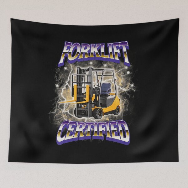 Item preview, Forklift Certified Funny Warehouse Worker  designed and sold by tadmercado.