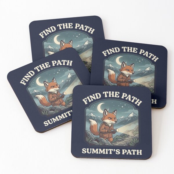 Item preview, Find the Path – Whimsical Fox Mountain Design designed and sold by Dogandesighn.