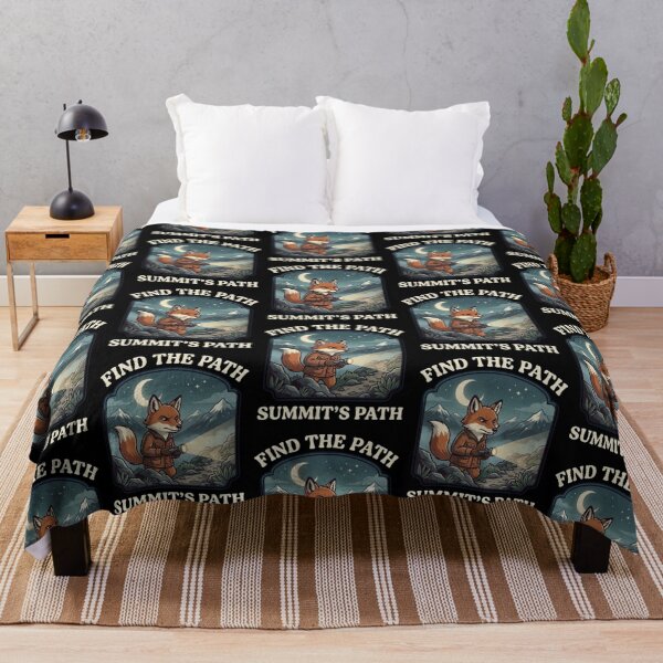 Item preview, Find the Path – Whimsical Fox Mountain Design designed and sold by Dogandesighn.