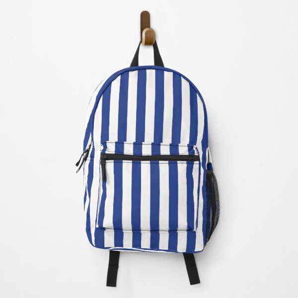 Item preview, Striped White And Royal Blue Pattern designed and sold by pattern-archive.