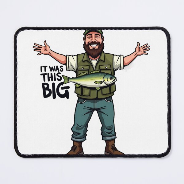 Item preview, Fisherman Big Lie designed and sold by BysonDesigns.