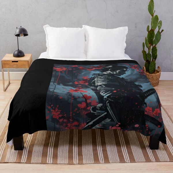 Item preview, Samurai Warrior with Cherry Blossoms designed and sold by leslygelbq.