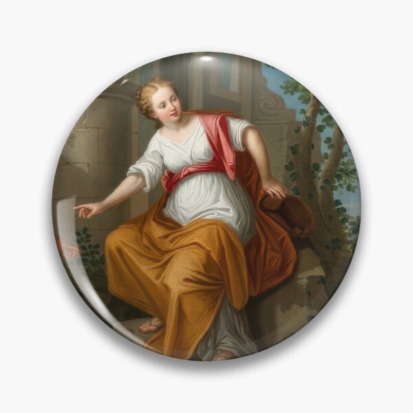 Item preview, Noemi at the Crossroads Biblical Painting by Adam designed and sold by TheSoulOfArt.
