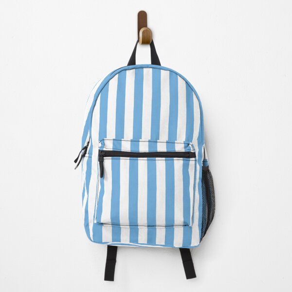 Item preview, Striped White And Sky Blue Pattern designed and sold by pattern-archive.