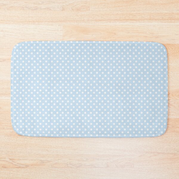 Item preview, White Polka Dots on pastel blue Pattern designed and sold by Zaya_art.