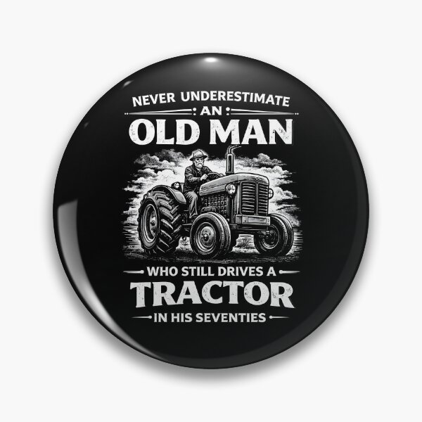 Item preview, Never Underestimate An Old Man Drives A Tractor  designed and sold by JODYSMORGAN.