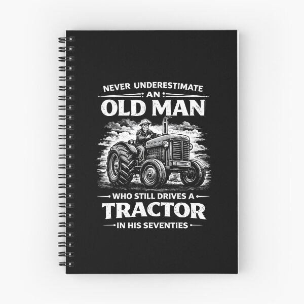 Item preview, Never Underestimate An Old Man Drives A Tractor  designed and sold by JODYSMORGAN.