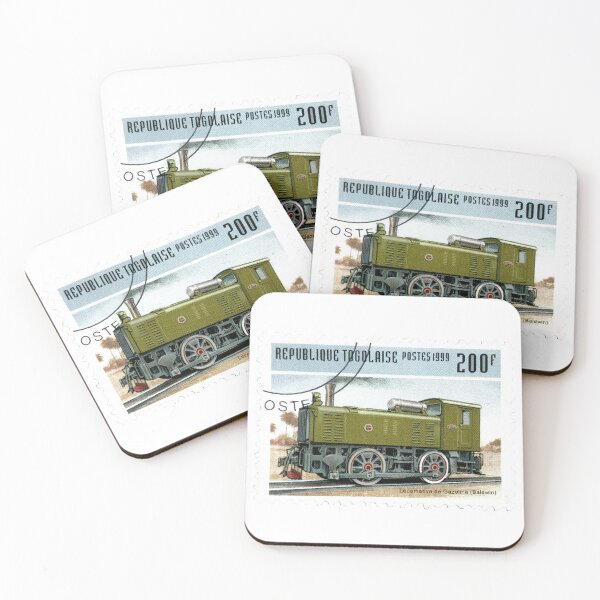 Item preview, Republique Togolaise 1999 Train Railway Postage Stamp designed and sold by red-amber65.
