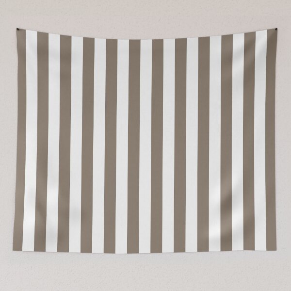 Item preview, Striped White And Taupe Pattern designed and sold by pattern-archive.