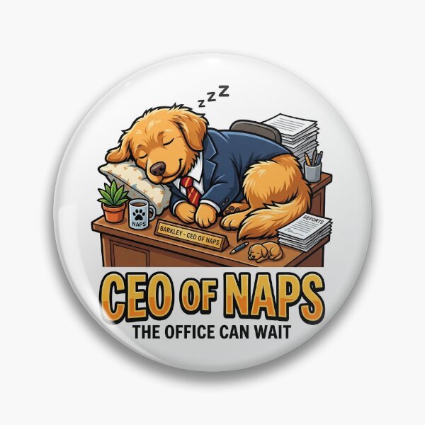 Item preview, Funny Chief Executive Officer Of Naps Dog Meme Vector designed and sold by Tong4130.