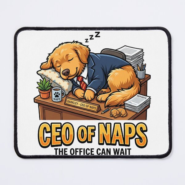 Item preview, Funny Chief Executive Officer Of Naps Dog Meme Vector designed and sold by Tong4130.
