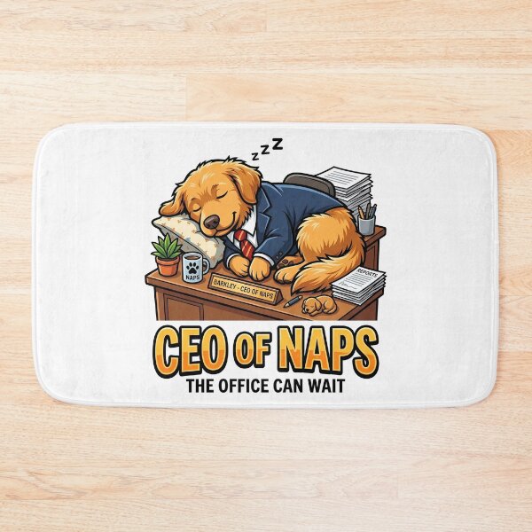 Item preview, Funny Chief Executive Officer Of Naps Dog Meme Vector designed and sold by Tong4130.