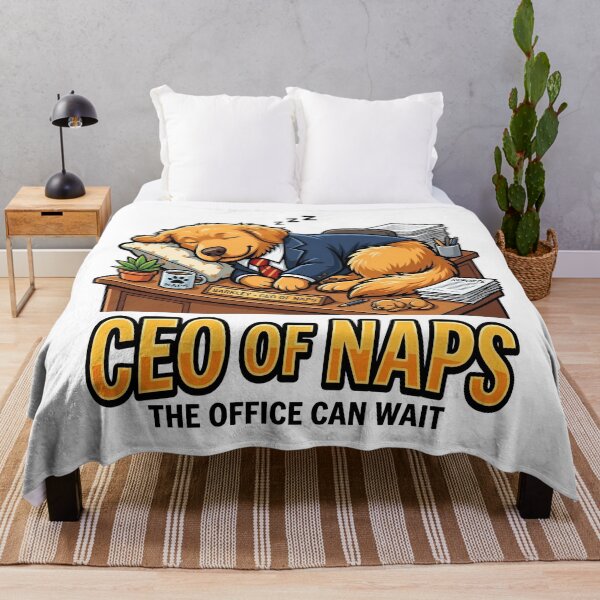 Item preview, Funny Chief Executive Officer Of Naps Dog Meme Vector designed and sold by Tong4130.