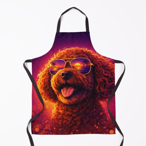 Item preview, Cockapoo Sunset Sunglasses Art- Cool Retro Cockapoo Aesthetic Illustration designed and sold by Cockapoo Society.