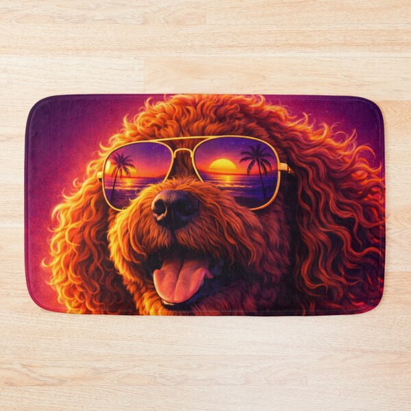 Item preview, Cockapoo Sunset Sunglasses Art- Cool Retro Cockapoo Aesthetic Illustration designed and sold by Cockapoo Society.