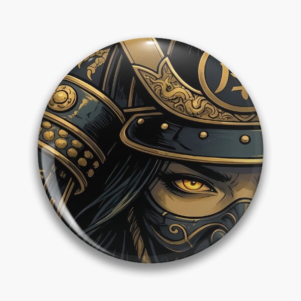 Item preview, Samurai Warrior with Dragon Background designed and sold by leslygelbq.