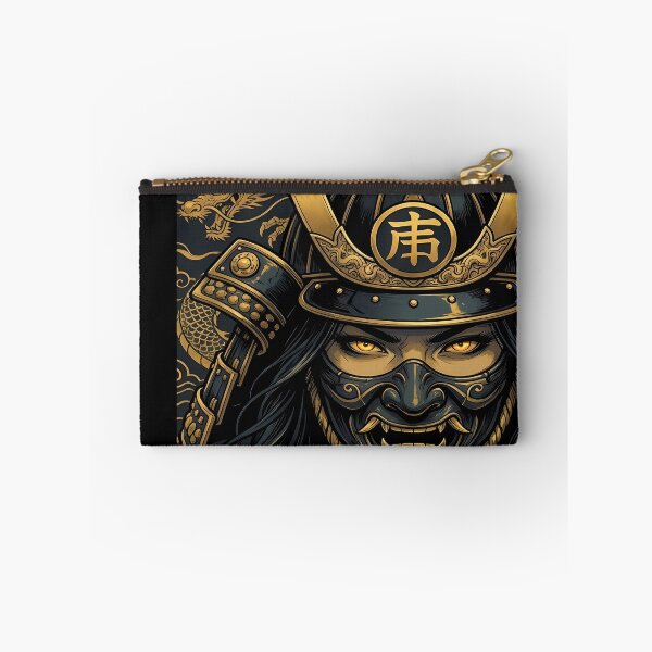Item preview, Samurai Warrior with Dragon Background designed and sold by leslygelbq.