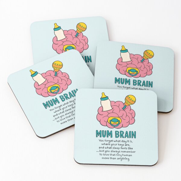 Item preview, Mum Brain First Mothers Day Design designed and sold by TeePee Creations.