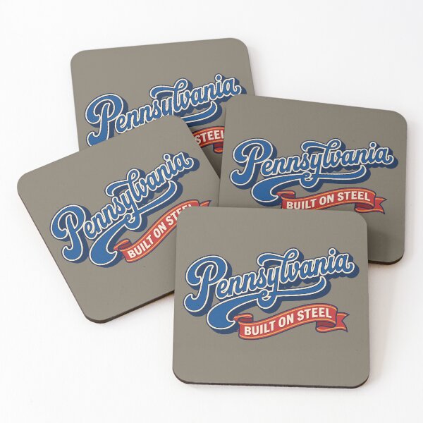 Item preview, Vintage Pennsylvania Built On Steel Retro Pride designed and sold by Cozy-Old-Pub.