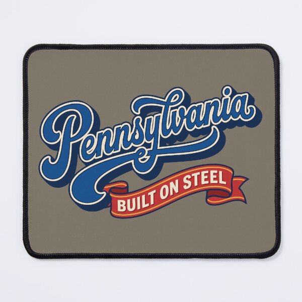 Item preview, Vintage Pennsylvania Built On Steel Retro Pride designed and sold by Cozy-Old-Pub.