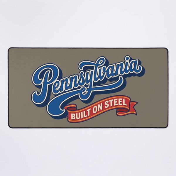 Item preview, Vintage Pennsylvania Built On Steel Retro Pride designed and sold by Cozy-Old-Pub.