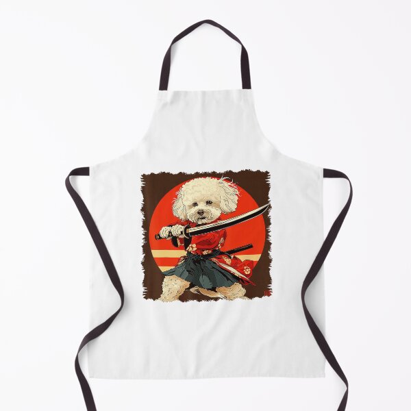 Item preview, Samurai Bichon Frise Japanese Style Illustration designed and sold by titanlevi.