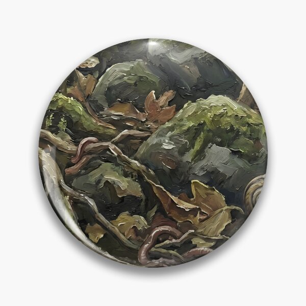 Item preview, Goblincore Forest Floor – Earthworms Snails Mushrooms Dark Nature Cottagecore Aesthetic designed and sold by cr6zym1nd.