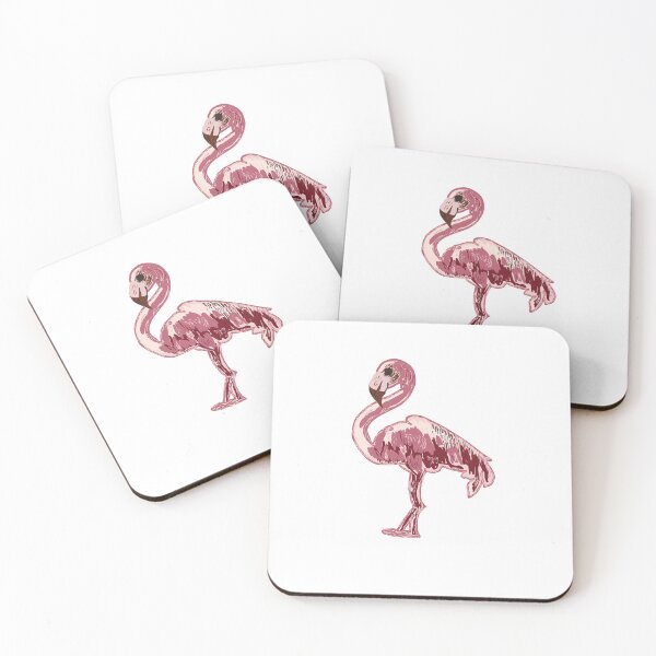 Artikelvorschau, Flamingo gemalt entworfen und verkauft von vibeno1.