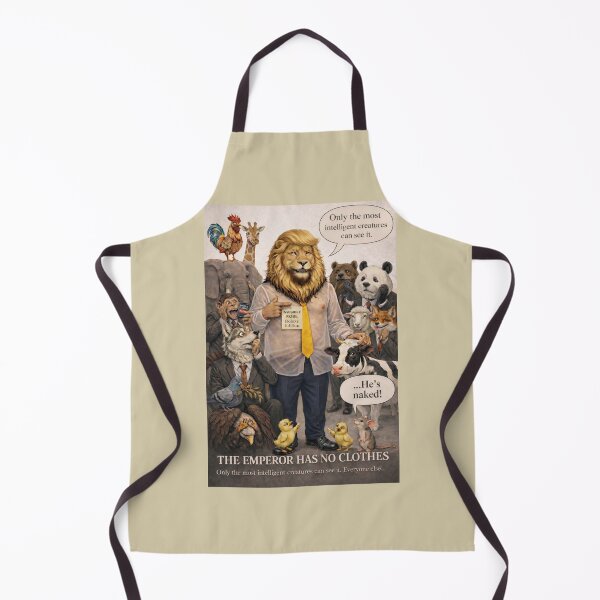 Item preview, The Emperor Has No Clothes — Animal Fable Satire designed and sold by SammyMorry.