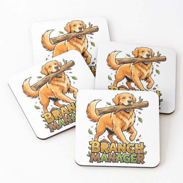 Item preview, Executive Branch Manager Dog Carrying Large Wood Stick Design designed and sold by Tong4130.