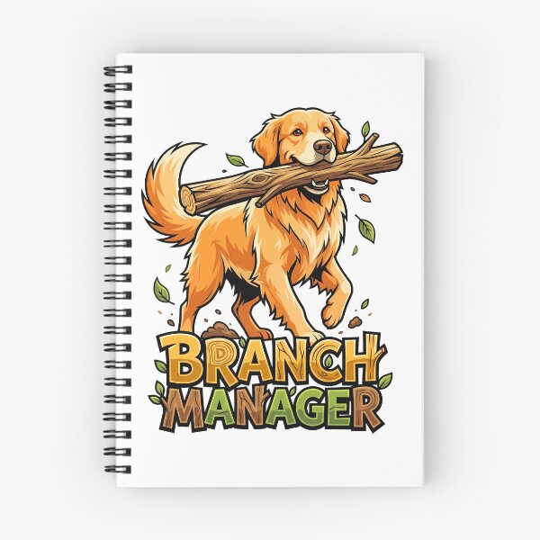 Item preview, Executive Branch Manager Dog Carrying Large Wood Stick Design designed and sold by Tong4130.
