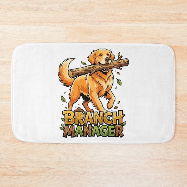 Item preview, Executive Branch Manager Dog Carrying Large Wood Stick Design designed and sold by Tong4130.