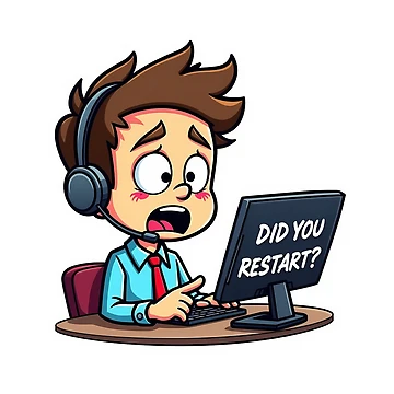 Artwork thumbnail, Tech Support Rage by BysonDesigns