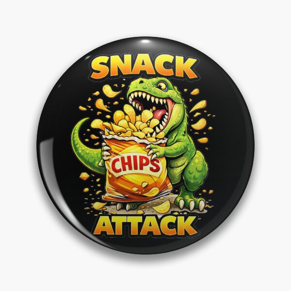 Item preview, Snack Attack Dinosaur Chips Lover designed and sold by the-dovlat.