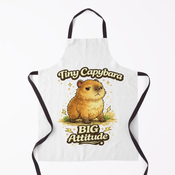 Item preview, Tiny Capybara Big Attitude Funny Capybara designed and sold by PawTheory.