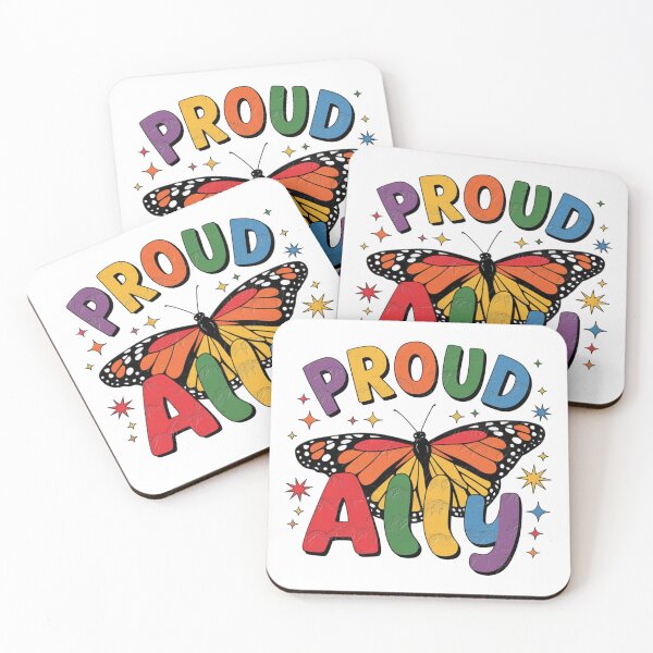 Item preview, Retro "Proud Ally" LGBTQ+ designed and sold by KrisGraphic45.