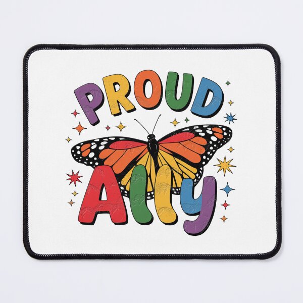 Item preview, Retro "Proud Ally" LGBTQ+ designed and sold by KrisGraphic45.