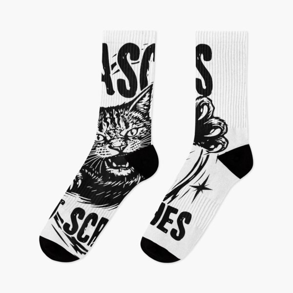 Item preview, Fascists Get Scratches Funny Angry Cat Political Humor designed and sold by Jone Cham.