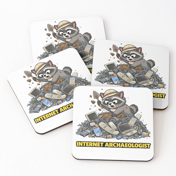 Item preview, Internet Archaeologist Tech Hoarder Raccoon designed and sold by the-dovlat.