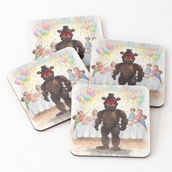 Item preview, Freddy Fazbear at a Birthday Party designed and sold by florancouriei.