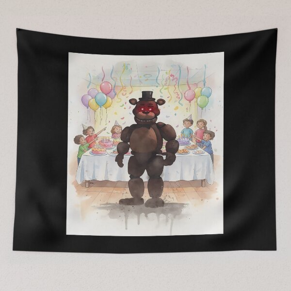Item preview, Freddy Fazbear at a Birthday Party designed and sold by florancouriei.