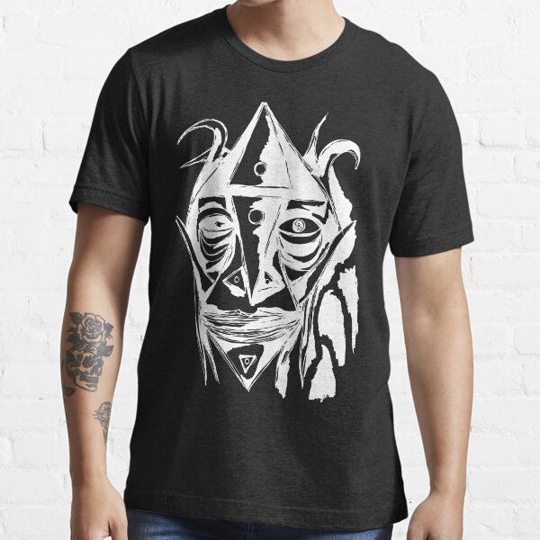 Zauberer Ziege Zeichnung Weiss Essential T-Shirt