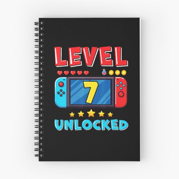 Item preview, Level 7 Unlocked Gamer Birthday Retro Game Console  designed and sold by FGTV2021.