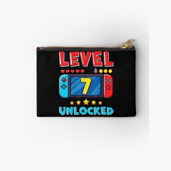 Item preview, Level 7 Unlocked Gamer Birthday Retro Game Console  designed and sold by FGTV2021.